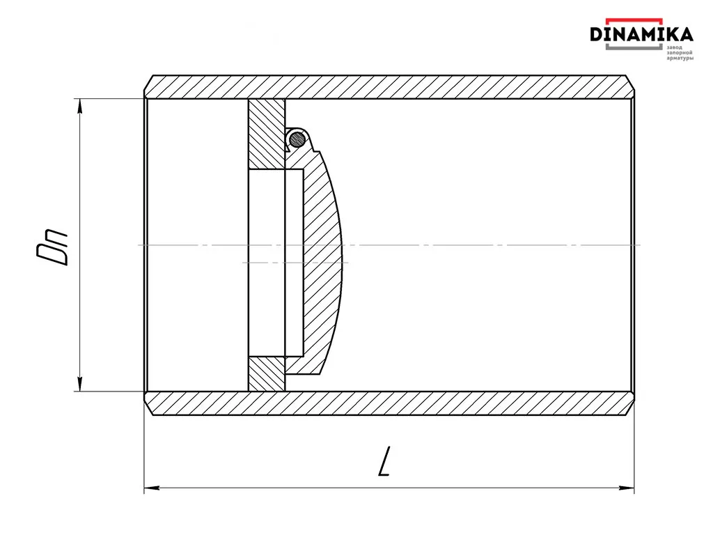 Обратный клапан 19нж38нж Ду50 под приварку