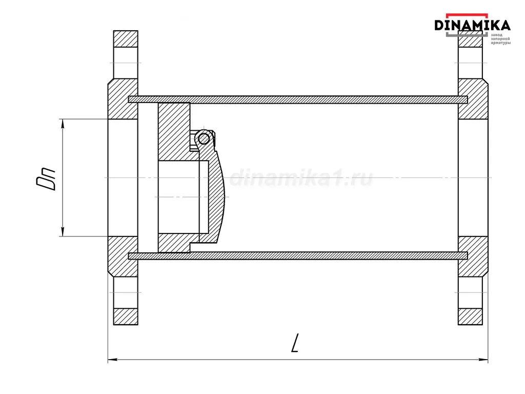 Обратный клапан 19нж38нж Ду250 Ру16-160 фланцевый